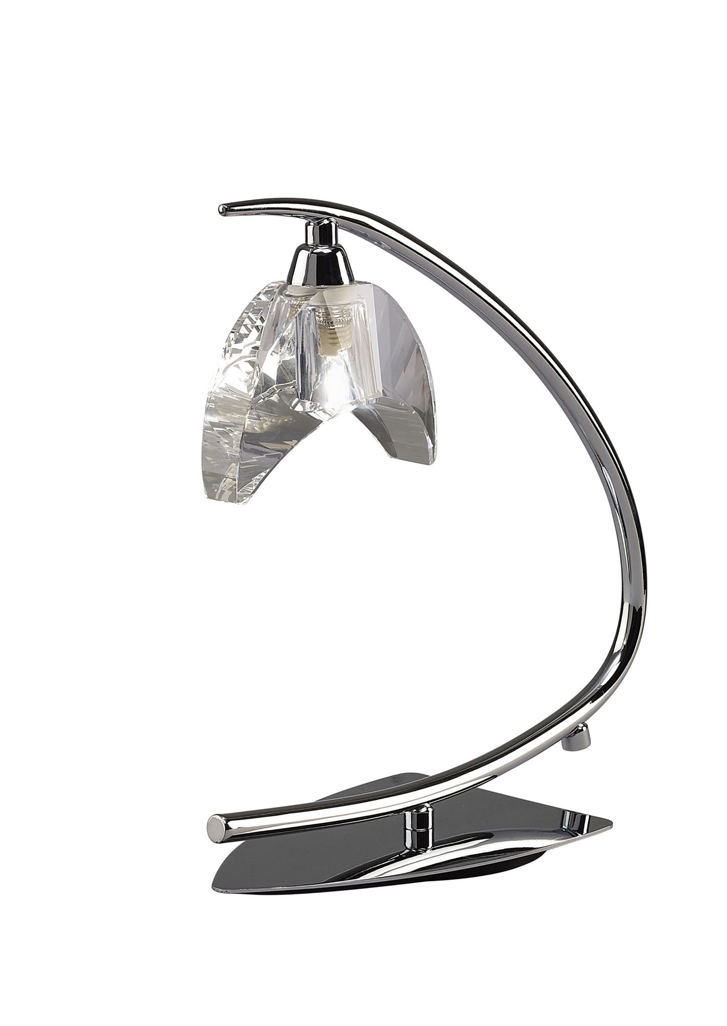 M1458  Eclipse Crystal 29cm 1 Light Table Lamp